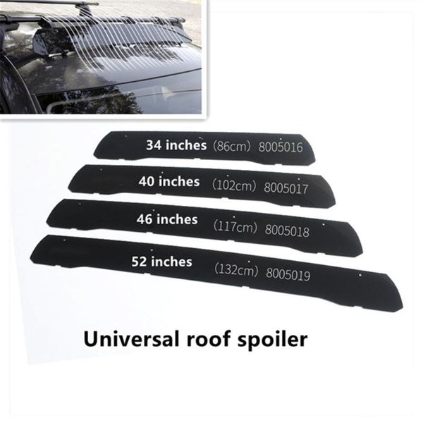 

car sunshade universal 40" roof rack wind fairing air deflector kit abs plastic 40 inch cargo box racks windshield