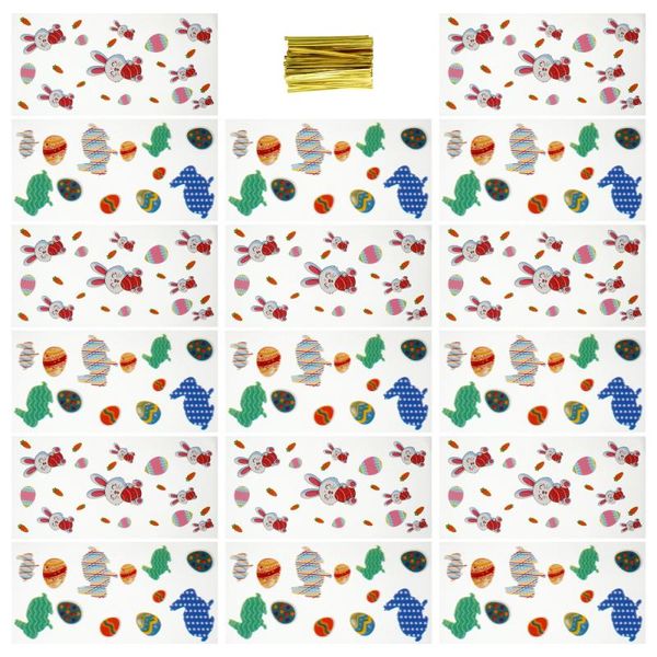 

gift wrap 200pcs easter pattern opp candies bags party packaging