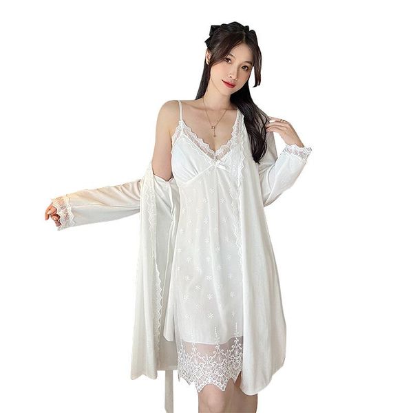 

women's sleepwear velvet winter women set lace night dress bridesmaid robes bathrobe nightwear dressing gown kimono negligee lounge, Black;red