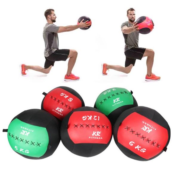 

fitness balls 35cm empty snatch wall heavy duty exercise kettlebell lifting muscle building random color