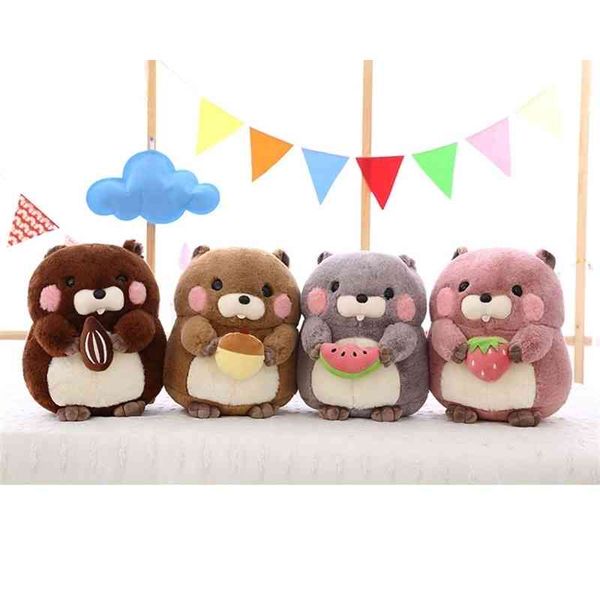 

56new creative cute cartoon marmot plush for children christmas birthday gift toys