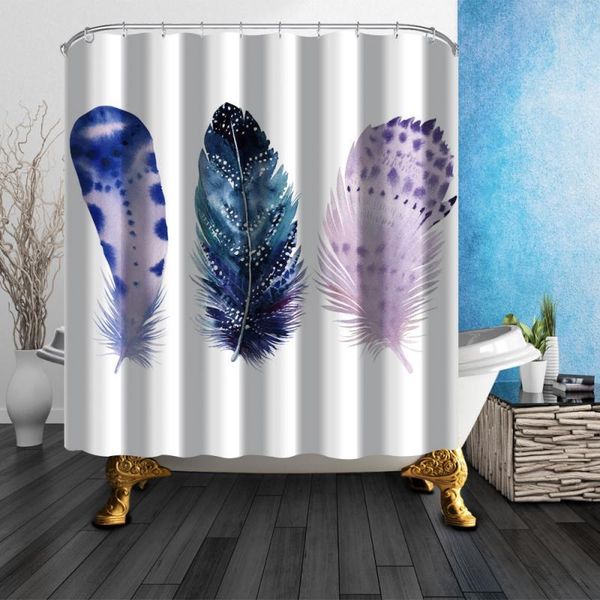 

shower curtains modern bathroom waterproof polyester curtain feather table for