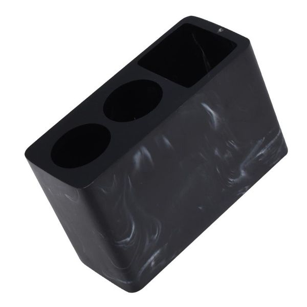 

resin marble texture toothbrush holder stand bathroom toothpaste pedestal