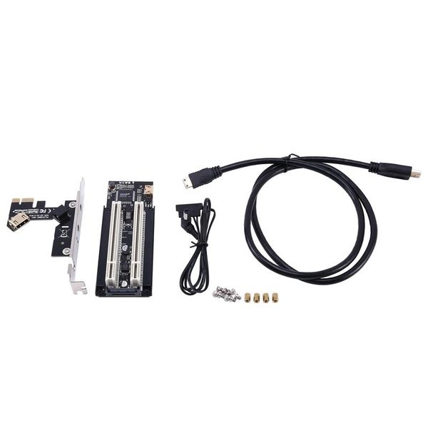 

srapc033 pcie to pci adapter card, deskpci-e to dual pci slot expansion card