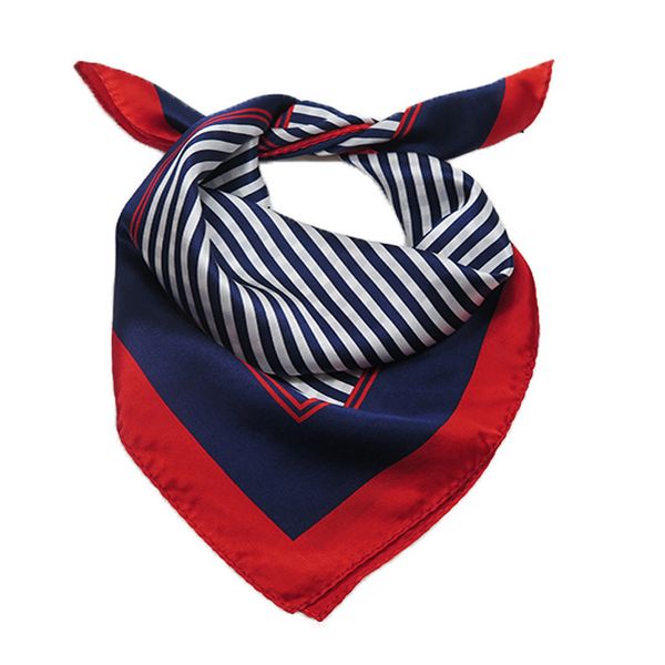 

jiangxi custom silk printed scarves, can be customized, Blue;gray