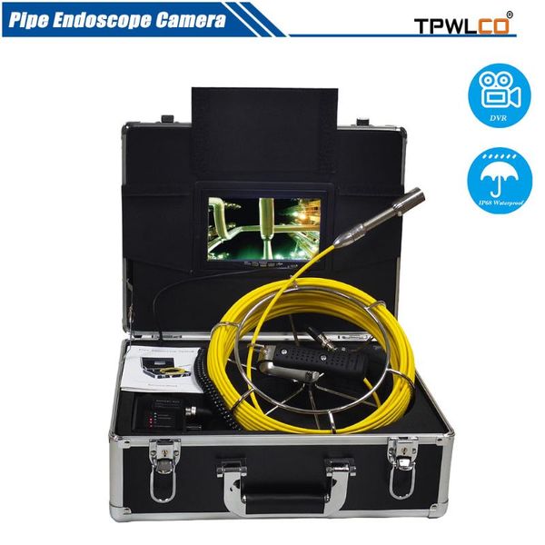 

23mm camera hd 1000tvl pipe drain sewer camera pipeline inspection endoscope system with portable aluminum case