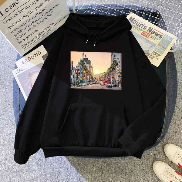 

harajuku men's hoodie, long sve printed street cloth, hip hop style, leisure, wool, fashion, autumn, new in 2021, Black