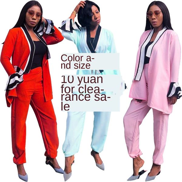 

womens designer two-piece short casual suitiwcs, White