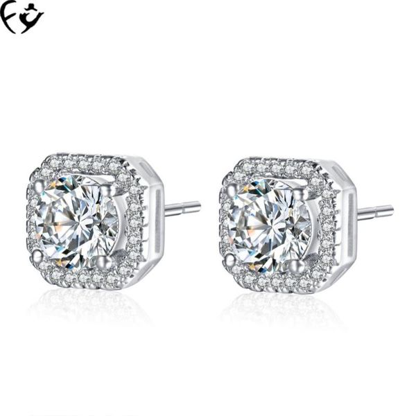 

stud fashion simple exquisite earrings fy18100408, Golden;silver