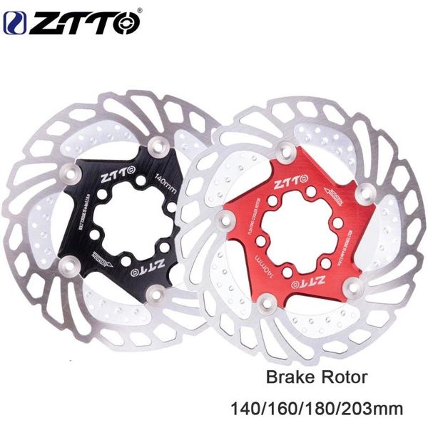 

bike brakes zzto mtb cooling disc mountain downhill floating brake six nail 140/160/180 / 203mm rotor