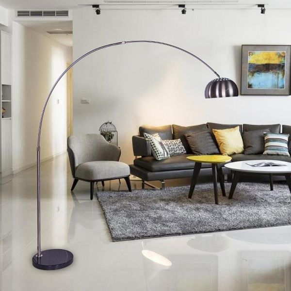 

marble modern led floor lamp art iron standing lamp fishing stand light floor lamps living room metal flower tripod