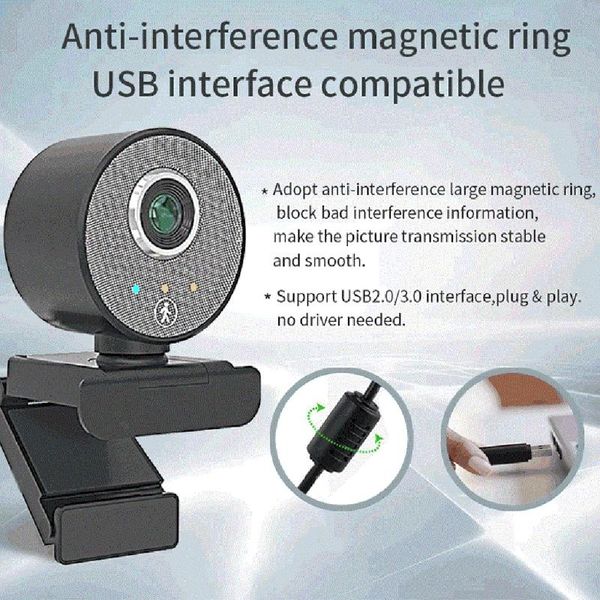 

webcams 066a 1080p high definition usb webcam built-in microphone auto tracking focus web camera for video calling conferencing