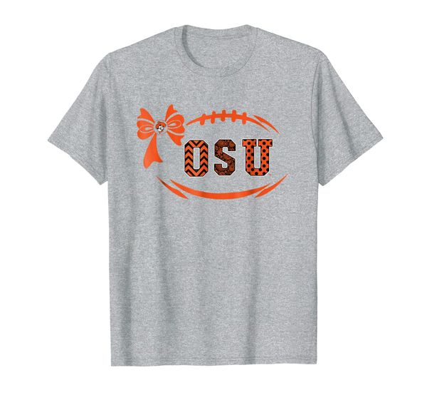 

oklahoma state cowboys football pattern t-shirt - apparel, White;black