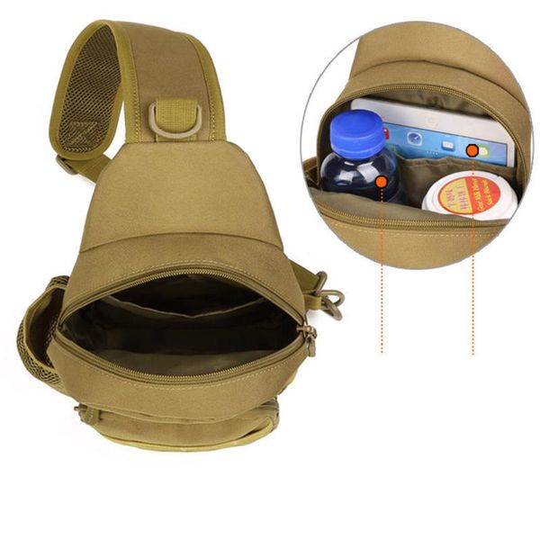 

chest sport bag nylon tactical travel shoulder messenger sling pack