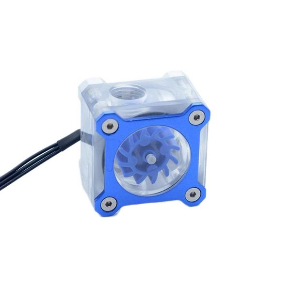 

emod computer water cooler flow meter color armor version aluminum alloy shell rgb lsj-kjr blue