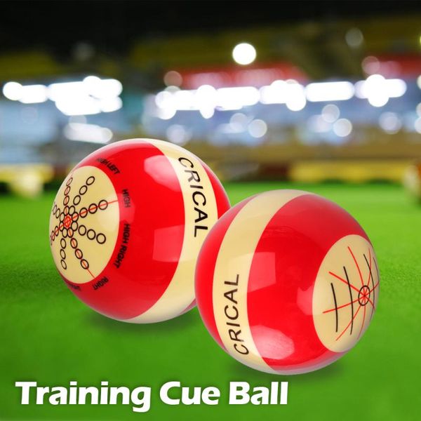 

new crical billiard standard training ball phenolic resin 57.2mm billiard double-sided design practice training cue black 8 ball