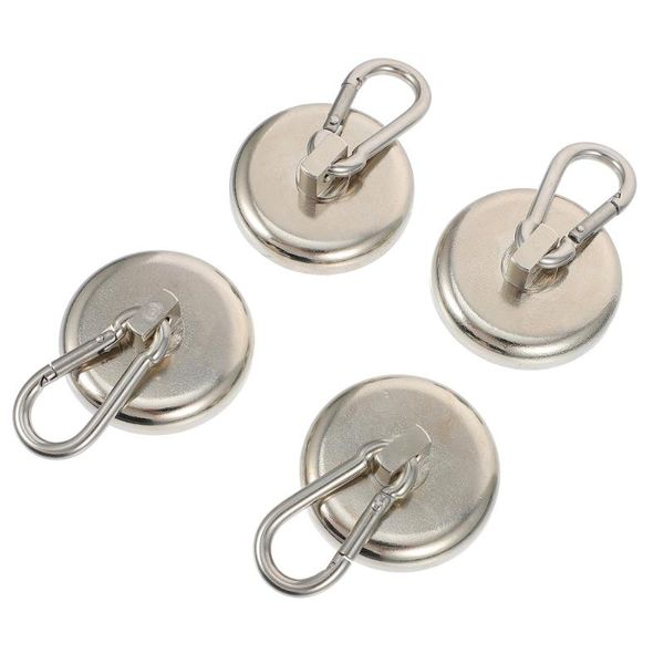 

hooks & rails 1 set 4pcs practical magnetic durable heavy duty (silver)