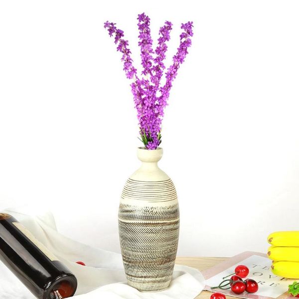 

decorative flowers & wreaths artificial lilac flower plastic bouquet hanging bunch pography prop household wedding garden accessories