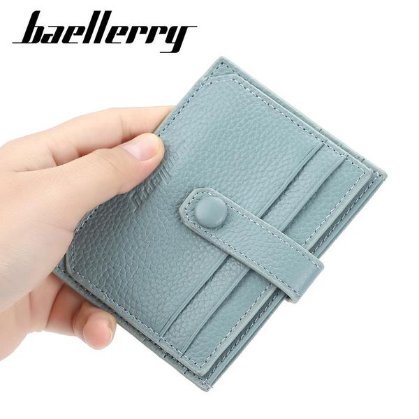 

wallets baellerry 2021 small women wallet fahion leather card holder minimalist thin womens and purses, Red;black