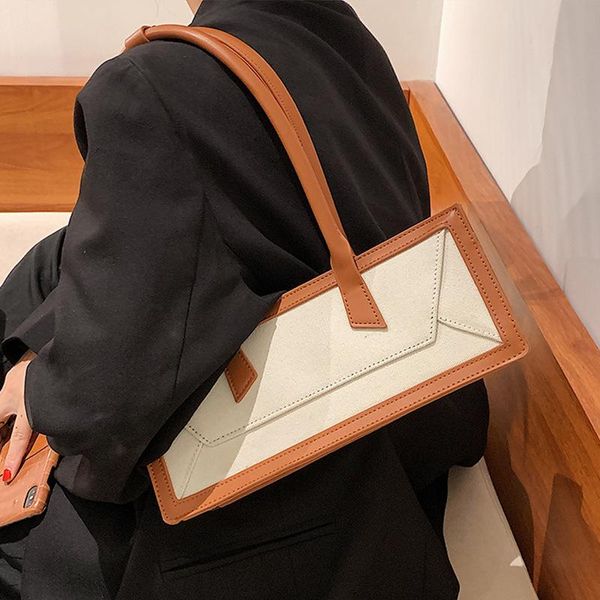 

evening bags luxury small brand pu leather shoulder for women 2021 long portable square bag purse