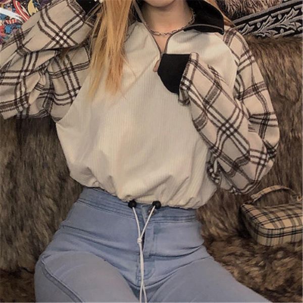 

women's blouses & shirts 2021 autumn women fashion slim pullovers female leisure long sleeve ladies girls lapel neckshirt, White
