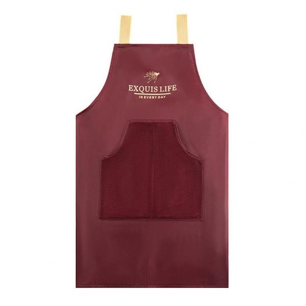 

aprons men sleeveless apron household oxford cloth waterproof wipeable bib workwear women with pocket for kitchen cooking
