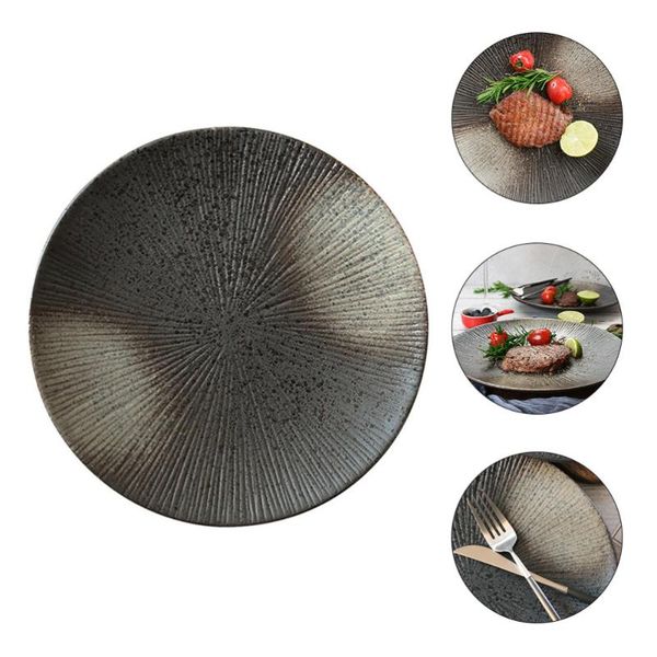 

dishes & plates delicate ceramic plate western steak and fruit disc