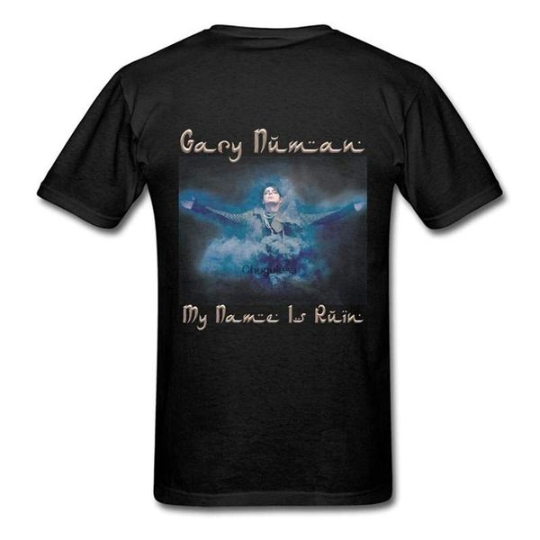 

men's t-shirts gary numan t-shirt women regular fit cotton218, White;black
