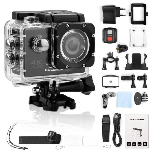 

telescopes ultra hd 4k action camera wifi 2.0" 1080p remote control 170d underwater go waterproof pro sport helmet video recording