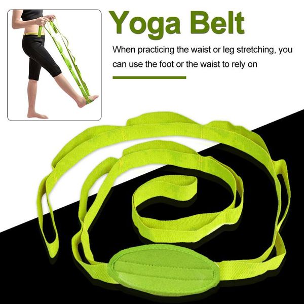 

portable soft workouts with buckle bodybuilding stretch training durable polyester pilates splits leg yoga belt fitness sports