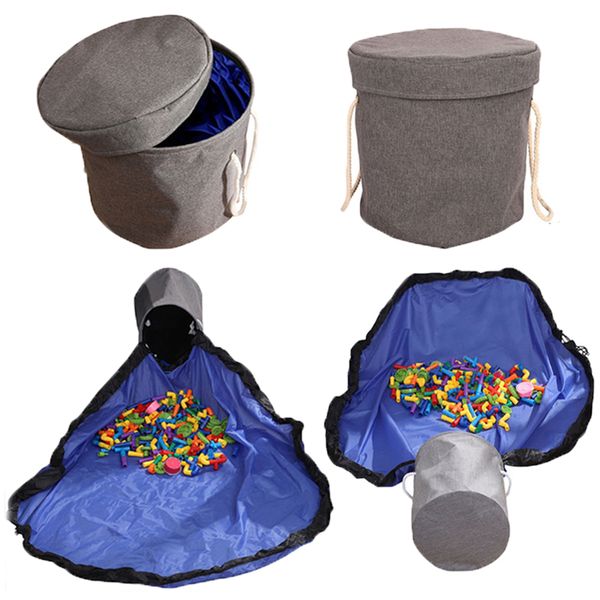 

New portable foldable childrens game toy cleaning storage bag multifunctional portable toy storage box toy storage