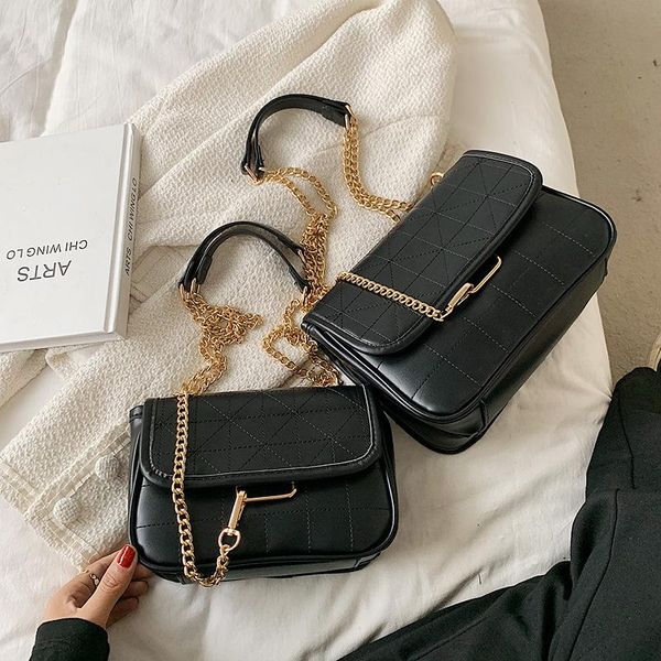 

evening bags z's hobo bag 2021 fashion autumn and winter women's black retro shoulder crossbody rhombus chain handbag