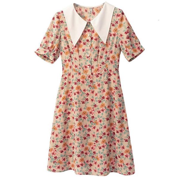 

2021 large women's new slim floral boudoir summer klhx, Black;gray