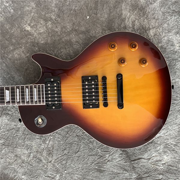 

standard electric guitar silver hardware zebra pickups mahogany body high quality