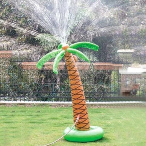 

pool & accessories 1.6m inflatable coconut palm tree water spray beach party toy