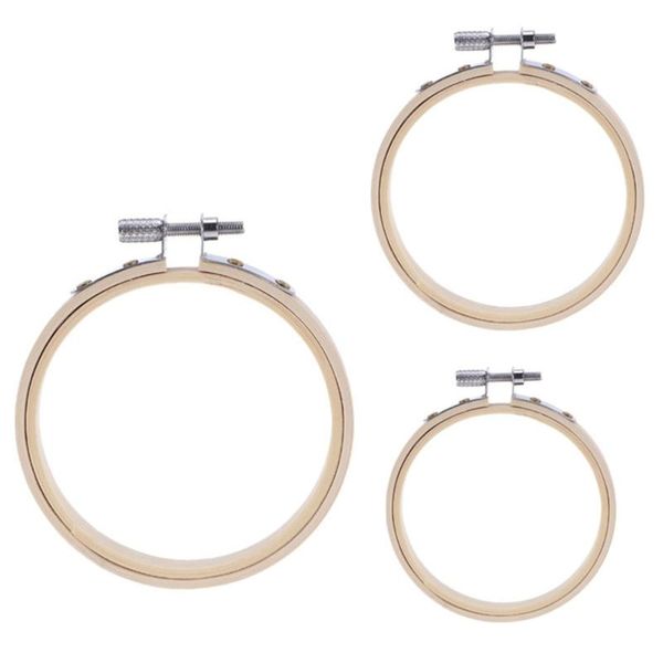 

other arts and crafts 4 pcs bamboo cross-stitch frame sewing manual tool