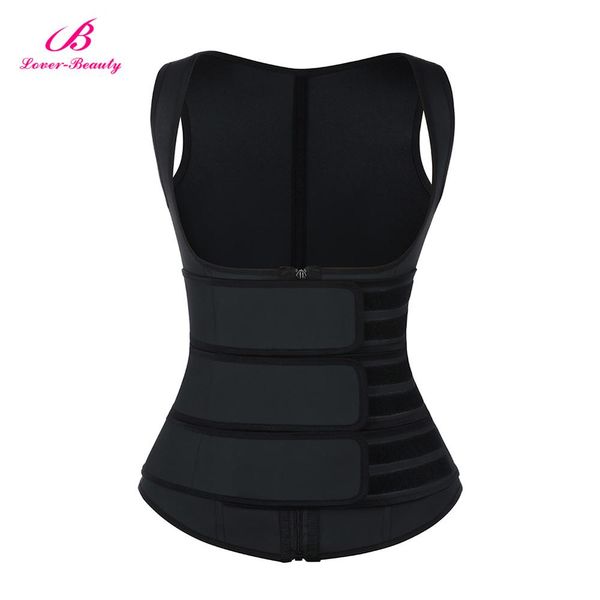 

100% latex women waist trainer vest 3 belt tummy control slimming body shaper modeling strap waist cincher plus size shapewear, Black;white