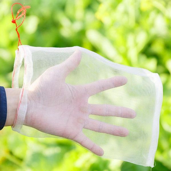 

other garden supplies 50pcs/set netting bags vegetable grapes apples fruit protection bag agricultural pest control anti-bird mesh grape