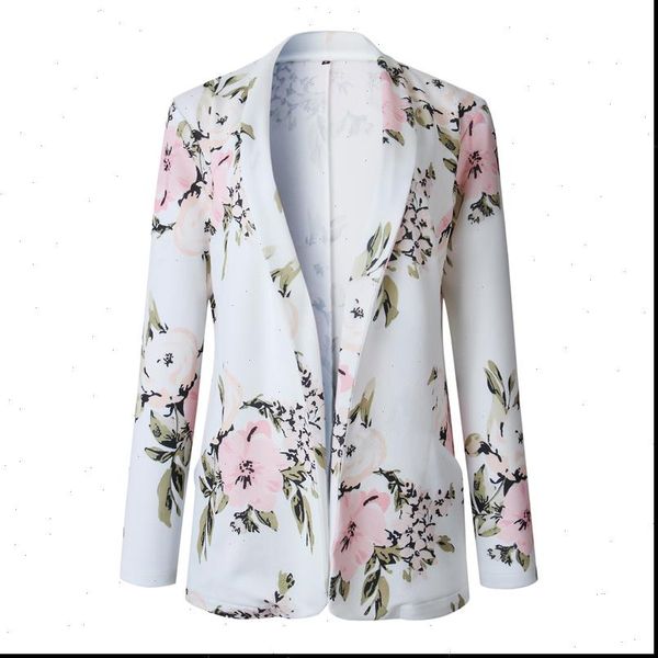 

flower print slimcoats feminino women jackets spring fall jacket womens outwear fashion thin overcoat office work ladies coat, Black;brown