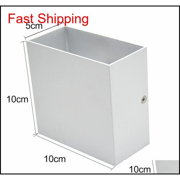 

6w lampada led aluminium ac85-265v wall light rail project square led wall lamp bedside r qylspx dh_seller2010