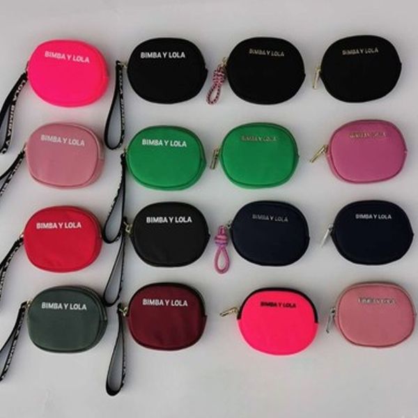 

2021 spain waterproof drawstring wallet coin purse bimba new lola new sports bag simple bag spanish bag wholesale, Red;black