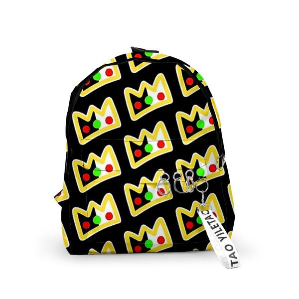 

backpack ranboo 2 sakura simple college wind band key chain zipper
