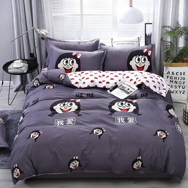 

bedding sets parure de lit 2 personnes luxury floral printed duvet cover simple king size set comforter bed linen single  covers