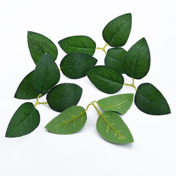 

artificial plants, wedding flowers, home decoration accessories, green christmas diy gifts, silk rose leaves, 10 pieces