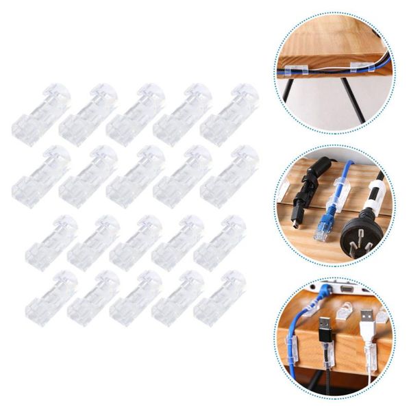 

clothing & wardrobe storage 52pcs convenient wall deskcable organizers fixators buckles