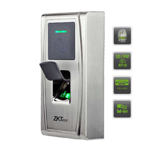 

fingerprint access control zkteco ma300 metal waterproof out door use ip65 biometric reader time attendance controller english version