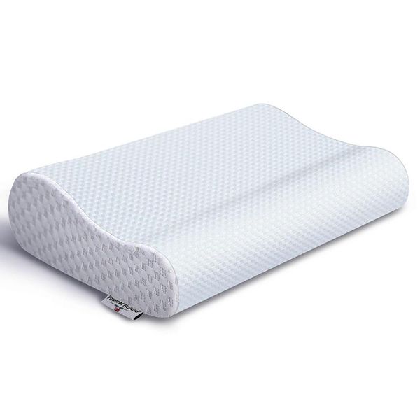 

pillow bedding pillows slow rebound memory foam white woven pattern wave orthopedic neck protection 60x35x9cm