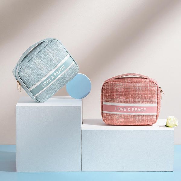 

storage bags large cosmetic bag makeup case organizer brushes portable toiletry beauty pouch women