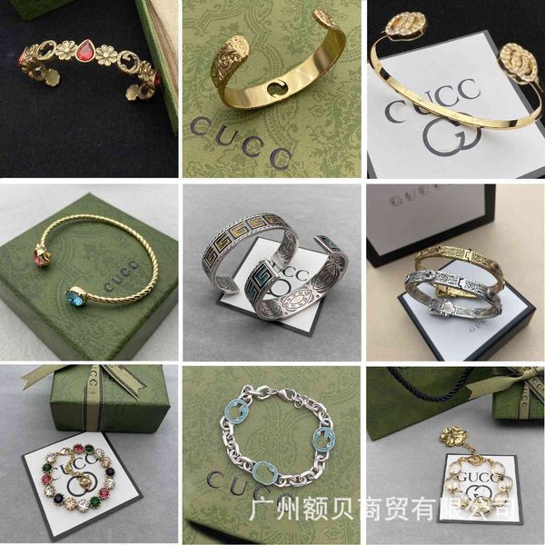 

factory specials aa flower bracelet head crystal enamel baita fashion new street shot, Golden;silver