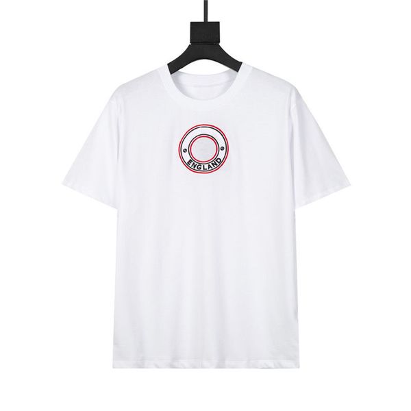 

famous mens t shirts england letters tshirts 2021 hight quality men women stylist short sleeve tee, White;black